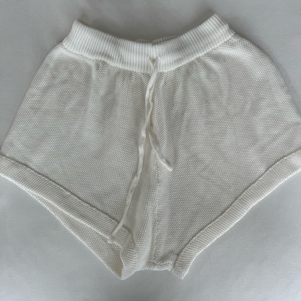 White Grey Bandit Lounge Shorts
